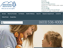 Tablet Screenshot of midstatehealth.org